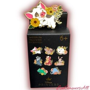Loungefly Disney Princess Moana Sidekicks Pua Floral Enamel Pin